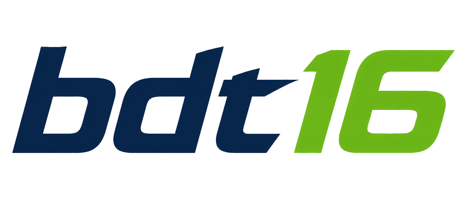 bdt 16 neon logo for Bangladesh homepage
